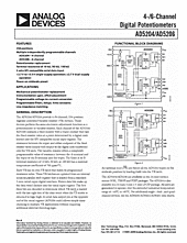DataSheet AD5206B100 pdf